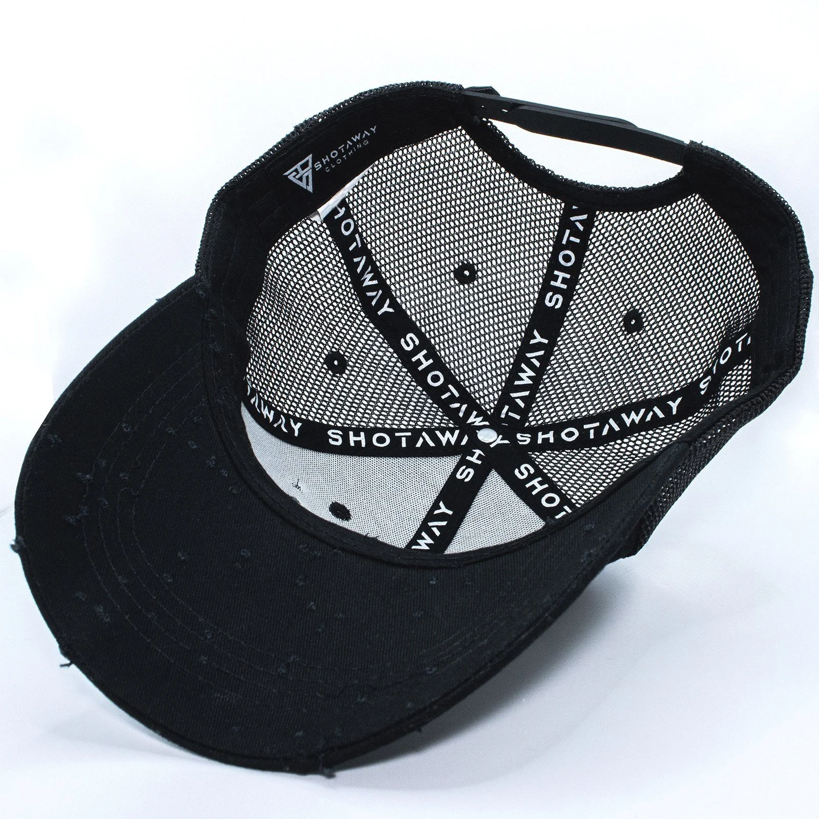 Black Trucker Cap — SHOTAWAY CLOTHING